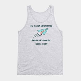 paper airplane Tank Top